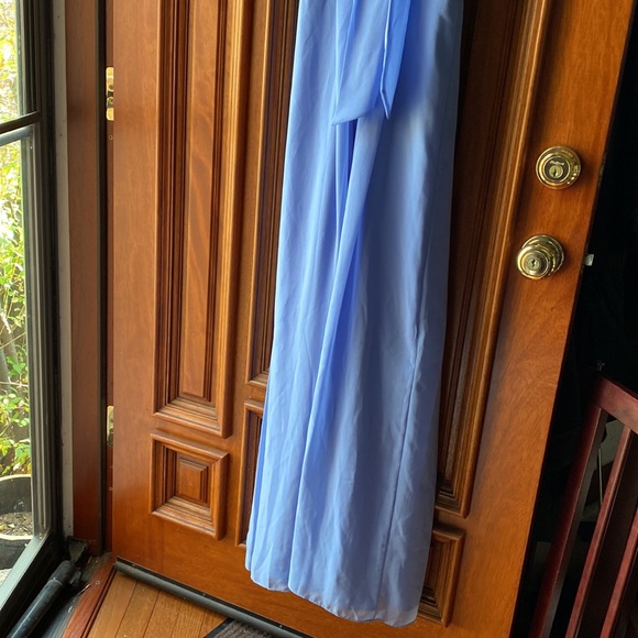 NWT HOBBS of London ALEXIS MAXI $335 DRESS, CORNFLOWER - Picture 12 of 14